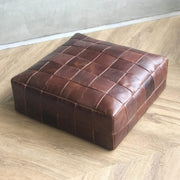 Amazing pouf square Ottoman Pouf Moroccan leather, ottoman square pouf, handmade footstool square pouf Moroccan unstuffed+Free gift