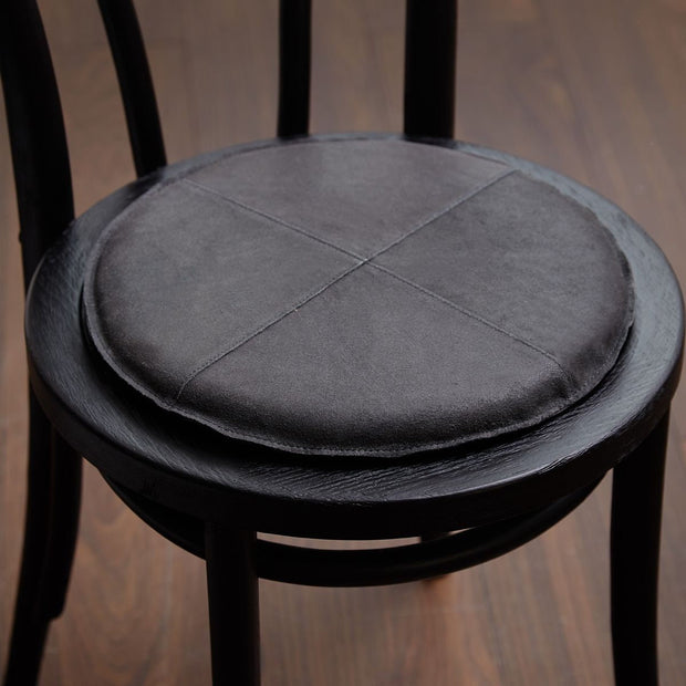 Tan Round Leather cushion, Round leather dinning cushion, Round Seat cushion, Chair Paid Round seat pads , Dine Leather chair cushion